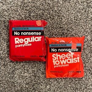 Vintage 80s No Nonsense Pantyhose Set